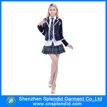 Kundenspezifische japanische Schulmädchen-Uniform-Highschool Uniform-Entwürfe